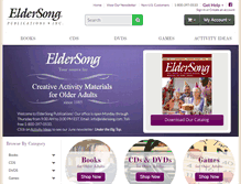 Tablet Screenshot of eldersong.com